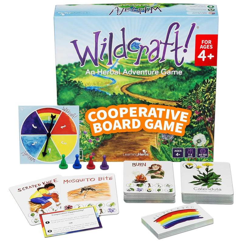 Wildcraft! An Herbal Adventure Game/Family Game: Learn 25 Herbs Coop Board
