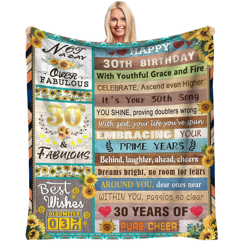 30Th Birthday Gifts For Women, Birthday Gift For 30 Year Old Woman, Happy 30Th