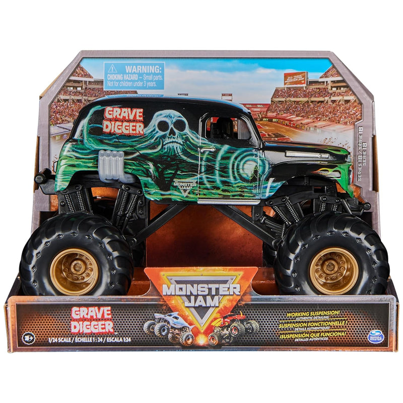Monster Jam, Official Grave Digger Monster Truck, Collector Die-Cast Vehicl