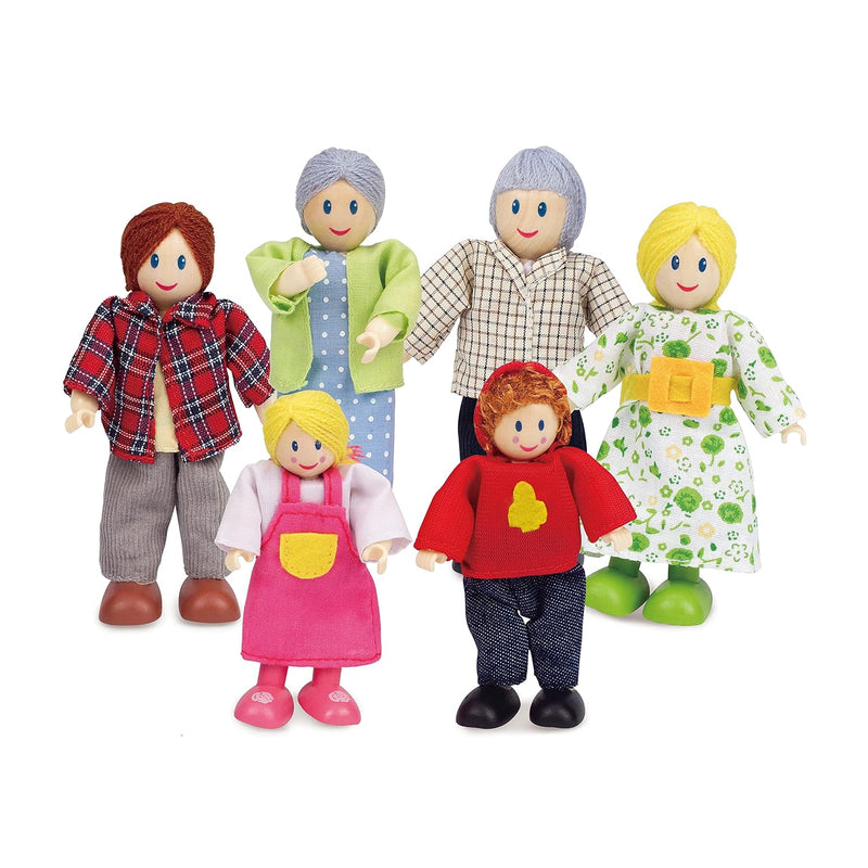 Happy Family Dollhouse Set by Hape Award Winning Doll Family Set, Unique Ac