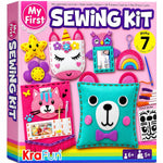 Kids' Sewing Kit with 7 Animal Dolls and Fun Projects