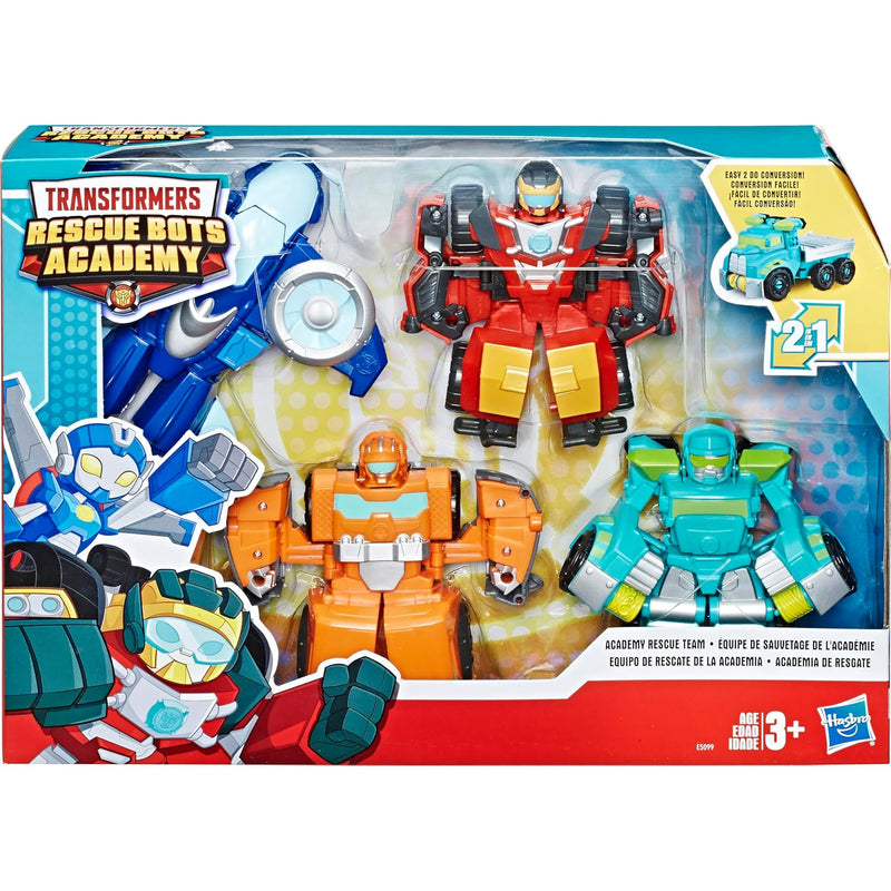 Playskool Heroes Transformers Rescue Bots Academy Team Pack, 4 Collectible