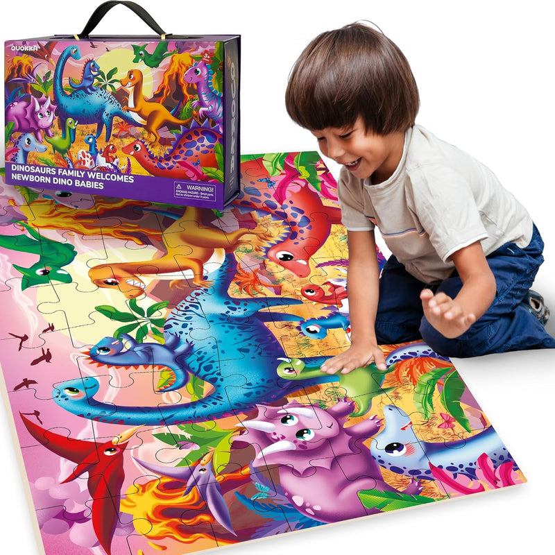 Giant Floor Puzzles for Kids Ages 4-6 - 2x3 Feet 48 Piece Puzzles for Toddl