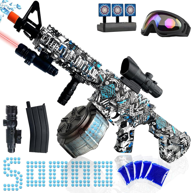 Gel Ball Blaster,Orby,Large Gel Ball Blaster M416 With Goggles, With Drum A