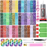 36 Color Resin Jelly Rhinestones, 144 Styles in 3-6mm Sizes for Bedazzling Crafts