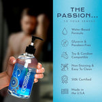Natural Water-Based Lubricant 16oz – Smooth, Non-Sticky, and Easy to Clean