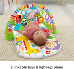 Deluxe Kick & Play Removable Piano Gym, Green
