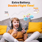 Drones Mini Drone Rc Drone For Kids, Indoor 3D Flip Glow Up Stunt Drone With Led Light, White