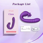 4-in-1 Thrusting G Spot Vibrator – Clitoral Stimulator with 10 Modes for Pleasure