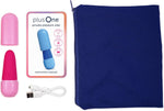 Rechargeable Bullet Vibrator – 10 Modes, Quiet, Waterproof, Body-Safe Silicone, Pink