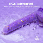 9.25" Thrusting Dildo Vibrator – Heated, Remote-Controlled, Suction Cup Toy