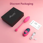 Clitoral & G-Spot Vibrator with Remote Control, 10 Modes, LCD Display for Couples