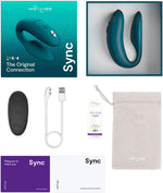 Sync 2 Couples Vibrator | App-Controlled G-Spot & Clitoral Stimulator | 10 Speeds