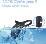Vibrating Penis Sleeve & Cock Ring for Couples – Erection Enhancer & Stimulation