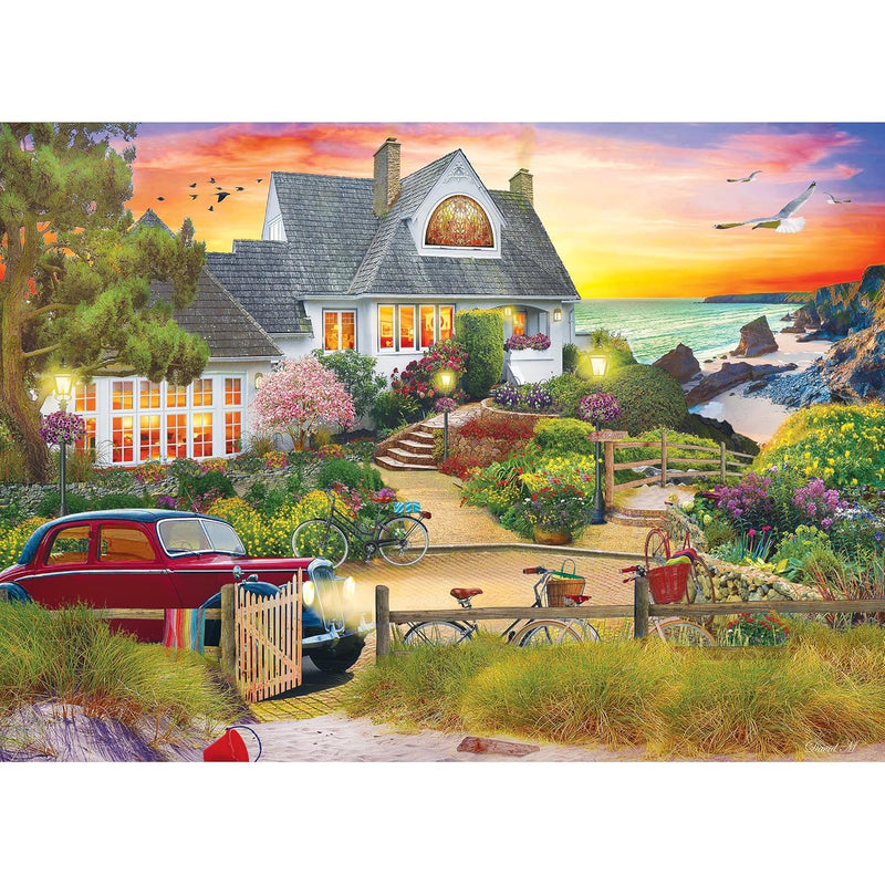 RoseArt - My Happy Place - Seaside Hill - 1000 Piece Jigsaw Puzzle for Adul