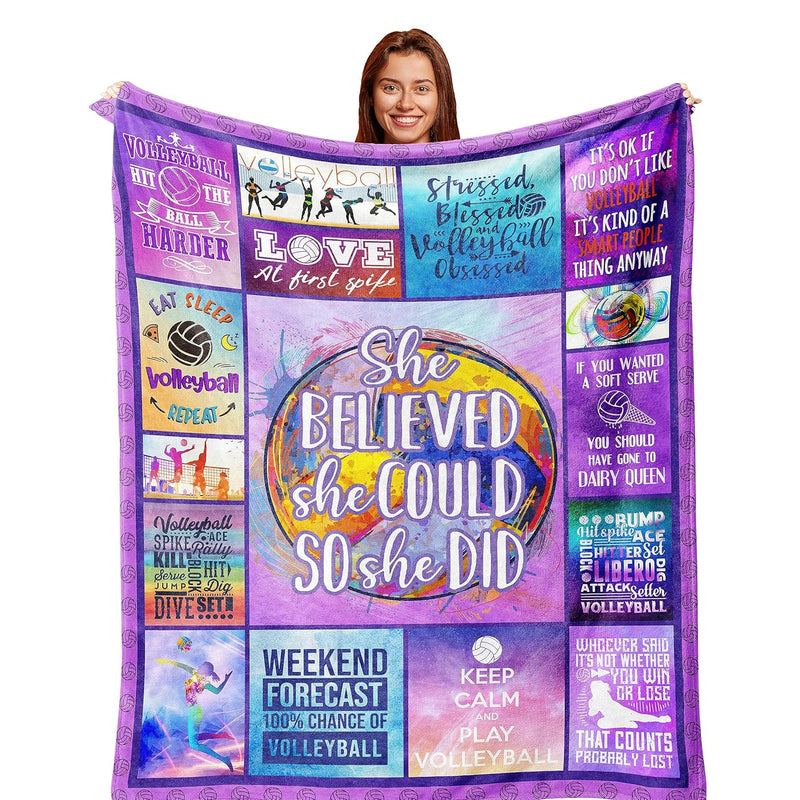 Volleyball Blanket Gifts, Volleyball Gifts For Teen Girls, Volleyball Gifts Fo
