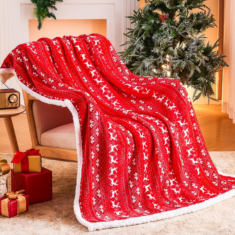 Christmas Throw Blanket, Christmas Decorations Blankets And Throws, Fuzzy Cozy
