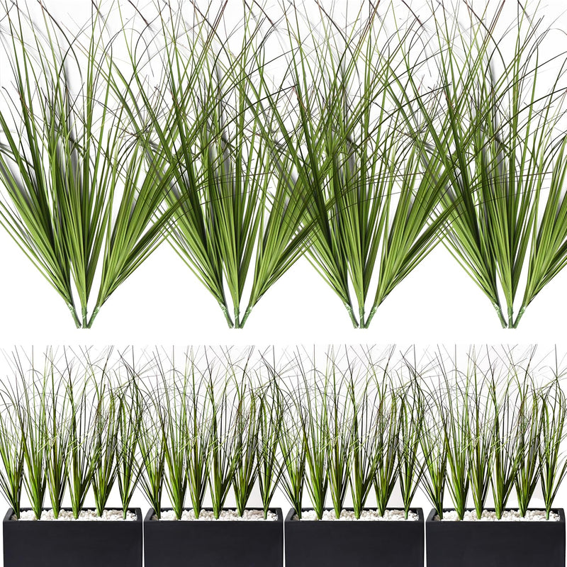 12Pcs Artificial Grass Plant, Artificial Shrubs Wheat Grass, Artificial Greene