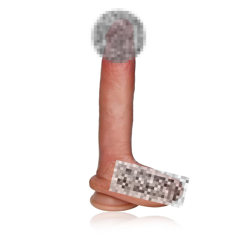 Silicone G-Spot Dildo Sex Toy Realistic Penis Cock With Vivid Glans Veins Flexible Anal Dildo With Strong Suction Cup For Hands Free Play Female Masturbator For Sexual Pleasure