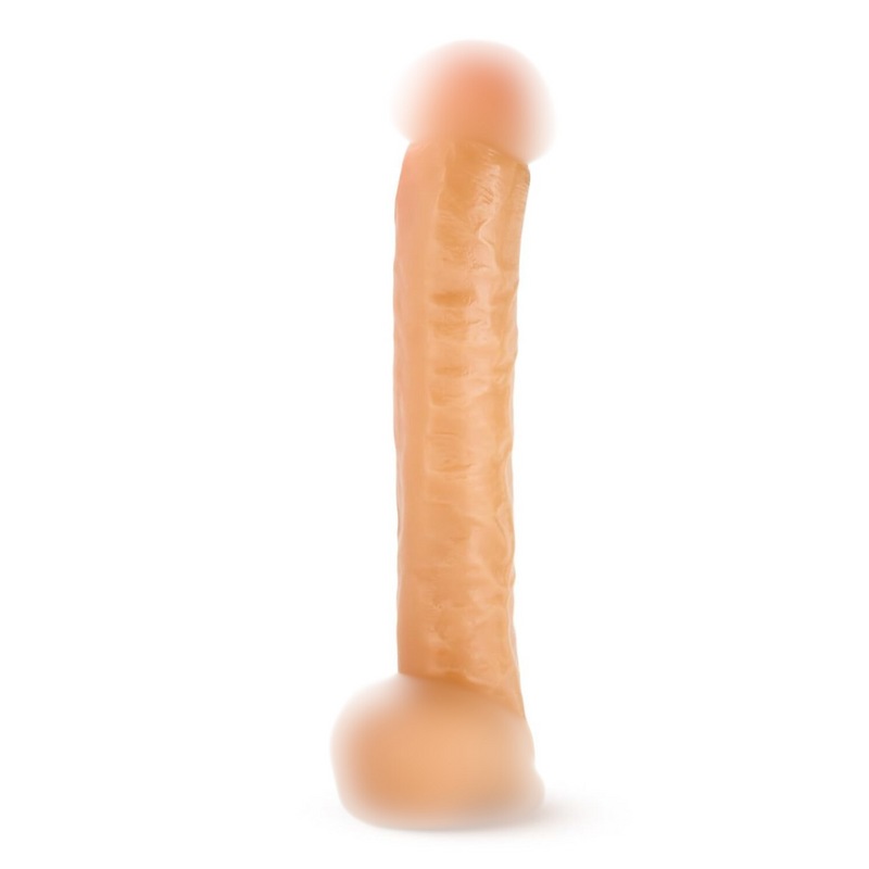14" Extra Long Thick Realistic Dildo -- Monster Cock And Balls Dong -- Suction Cup Harness Cup -- Sex Toy For Women -- Sex Toy For Adults (Beige)