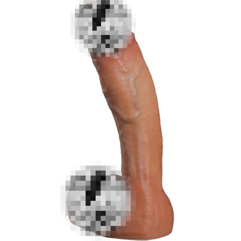 9 Inch Realistic Dildo Feels Like Skin, With Huge Strong Suction Cup Dildos For Hands-Free Play, Soft Liquid Silicone Anal Adult Sex Toys For Men And Women Pleasure (Flesh)