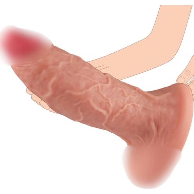 13 Inch Xxxl Extra Large Dildos, 3.8 Inch Diameter Huge Thick Silicone Dildo With No Balls For Deeper Play, Realistic Massive Dildo Huge Wide Anal Dildos Sex Toys For G-Spot & Prostate Stimulation