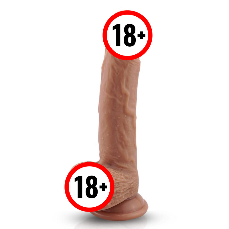 9 Inch Silicone Realistic Dildo Soft Large Dildos For Women With Strong Suction Cup For Hands-Free, Flexible Lifelike Dual Density Penis With Curved Shaft For Women'S Big Toys Adult