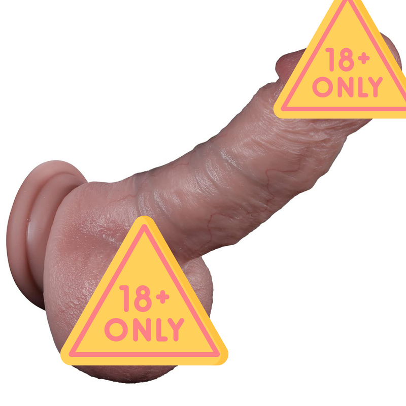 6.88 Inch Huge Thick Dildo Real Skin Dildos,Liquid Silicone Suction Cup Cock For Hands-Free Play,Realistic And Soft Large Monster Penis, Adult Sex Toys For Male & Females & Couples