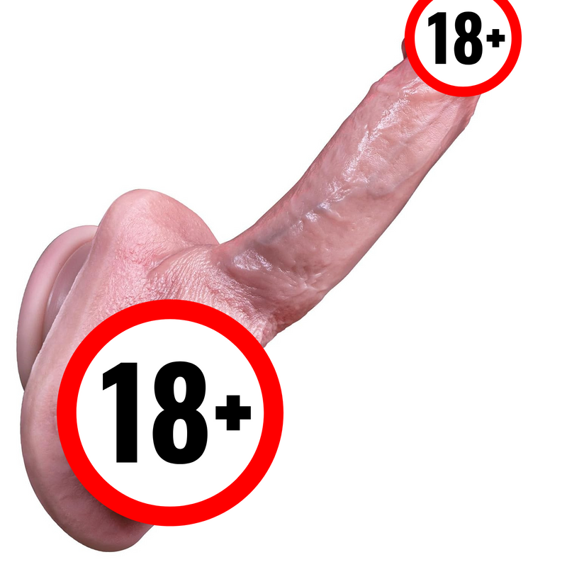 6.5" Handmade Realistic Silicone Dildo For Beginners, Soft Thick Penis With Curved Shaft And Big Ball,Powerful Suction Cup For Hands-Free And Anal Play,Suitable For Women,Men,Gay.