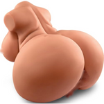 Bbw Fat Brown Sex Doll With Pussy Ass Male Masturbator Adult Sex Toy For Men Masturbation, 8.6Lb Love Doll Male Sex Toy With Realistic Pocket Pussy Vagina & Anal Channels