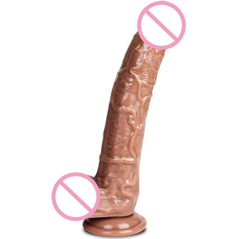 10.8 Inch Realistic Dildo Adult Sex Toy,Big Dildo Huge Penis With Powerful Suction Cup For G-Spot Vagina Anal Sitimulation,Big Black Cock Thick Anal Dildos Sex Toys For Women