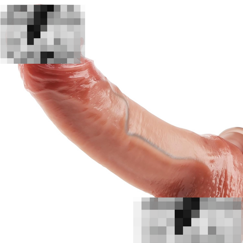 8.86 Inch Realistic Thick Silicone Dildo Sex Toy For Women, Lifelike Soft Silicone Anal Dildo With Strong Suction Cup For Hands-Free, Realistic Fake Penis For Vagina Anal Play