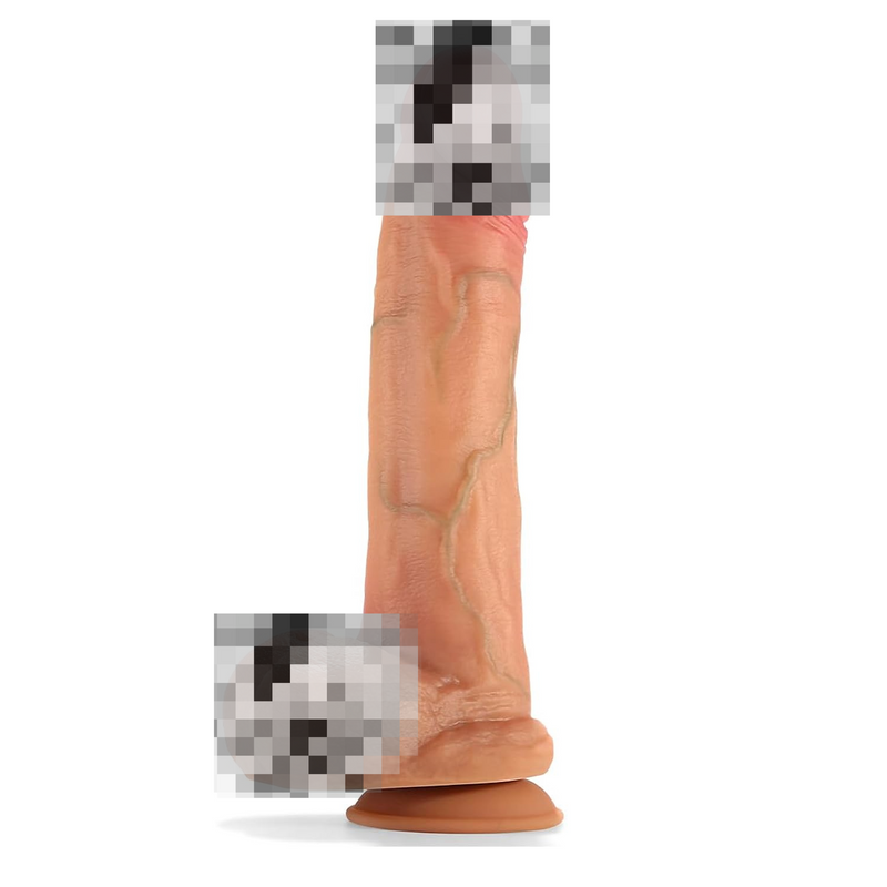 Sex Toys Dildo Realistic Dildos For Women,Liquid Silicone Dildo Penis Lifelike Double Layer Dildos Powerful Suction Cup Dildo For Hand-Free Play Anal Dildo For Men,Adult Sex Toys For Women&Men Couples