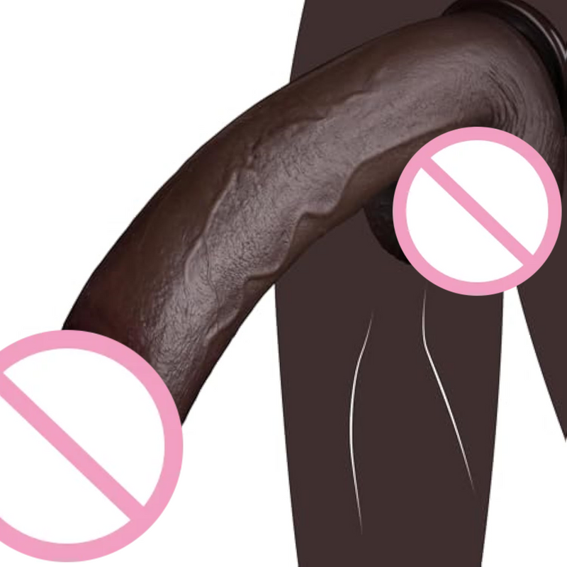 10.63In Big Black Dildo Huge Bbc Dildo - 2.20'' Diameter Dual Density Realistic Thick Anal Toy With Strong Suction Cup, Soft Real Skin Massive Long Cock, Adult Sex Toys For Women Men Couple Gay