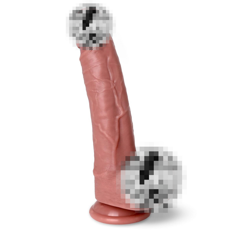 10 Inches- Huge Flesh Lifelike Dildo, Realistic Skin Texture, Thick Liquid Silicone With Powerful Suction Cup - Adult Sex Toys For Couples, Men, Women