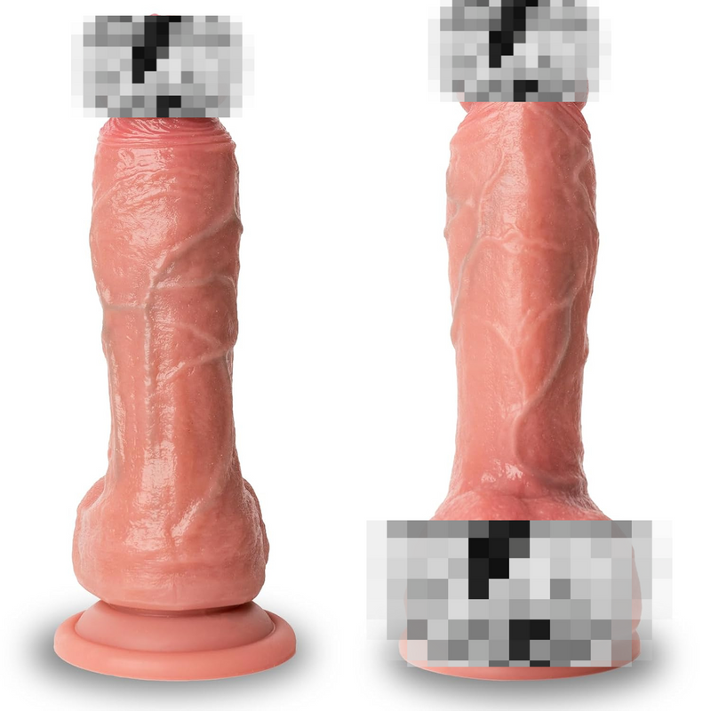 7 Inch Realistic Silicone Dildo For Beginners - Soft Real Skin Dual Density Dildo, Suction Cup Dildo For Women G Spot Stimulation, Anal Small Dildo For Men Gay, Adult Sex Toys & Games