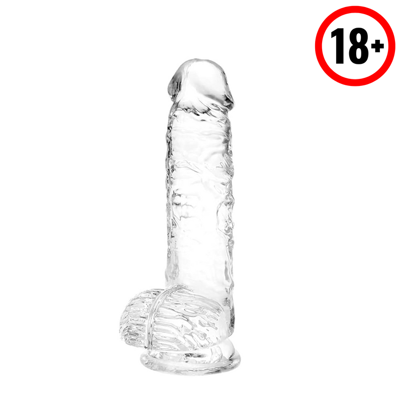 Small Realistic Clear 6 Inch Cute Dildo,Adult Sex Toy With Suction Cup Dildo, Suitable For Beginner Women/Men/Gay With Thin And Slim Poke, Can Be Use For G-Spot And Anal