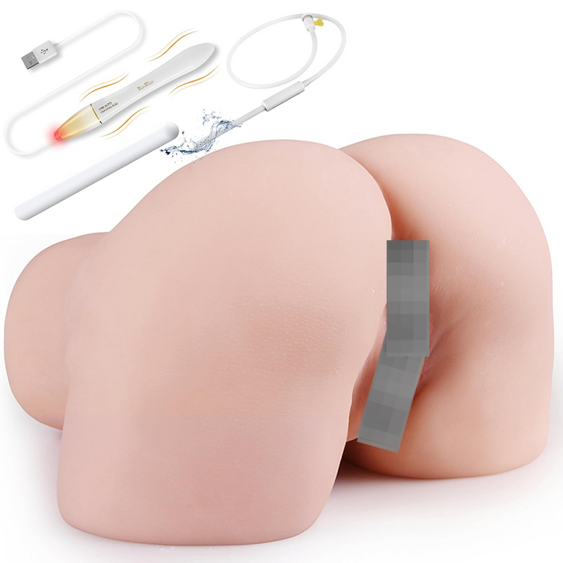 Sex Doll,19.84Lb Muñeca Sexual Life-Sized Sex Dolls Ass Male Masturbator &Heating Rod&Sex Doll Douche Washer Hose&Drying Stick,Torso Hip Realistic Pocket Pussy Ass For Men Couples Vaginal Anal Doggy