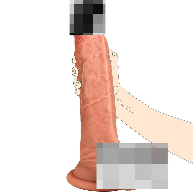 12 Inch Huge Thick Dildo, Realistic Big Dildo With Full Shaped Balls, Dual Density Silicone Dildos With Suction Cup And Soft Flexible Shaft, Monster Dildo G Spot Penis Adult Sex Toys For Women