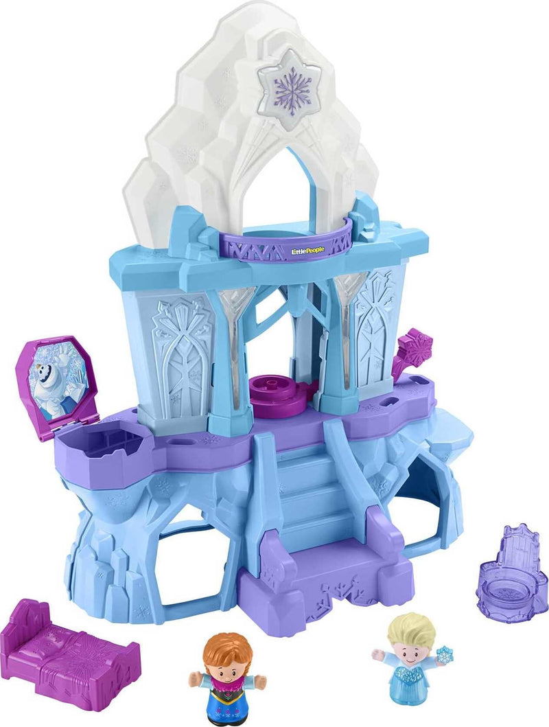 Disney Frozen Toy, Playset With Anna & Elsa Figures, Elsaâ€S Enchanted Lights Palace