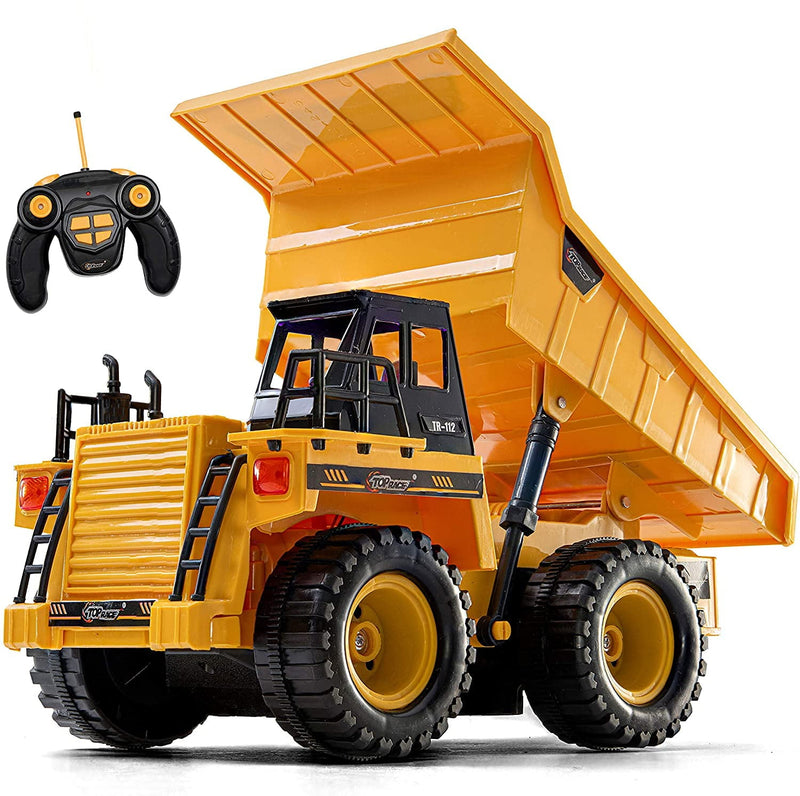 Dollar Deal | Remote Control Construction Dump Truck Toy Rc Dump Truck