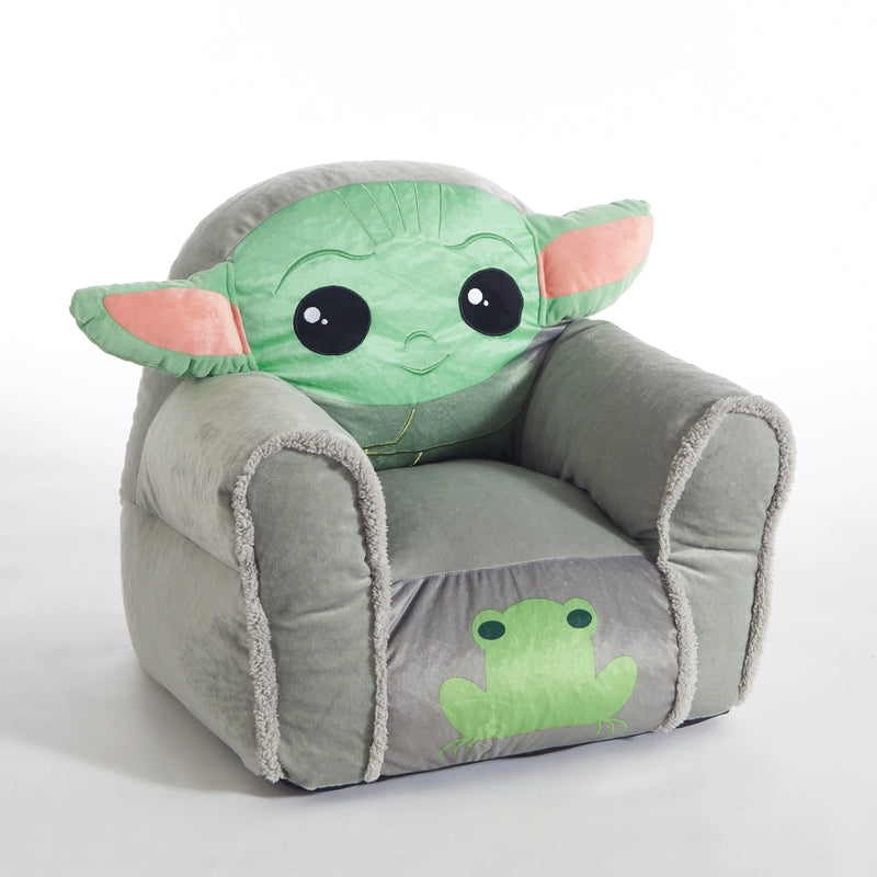 The Mandolorian Baby Yoda Figural Bean Chair, Polyester