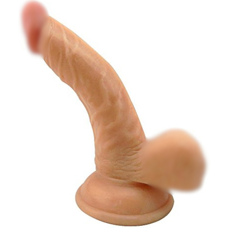 6.5 Inch Realskin American Whoppers Flexible Ballsy Dong
