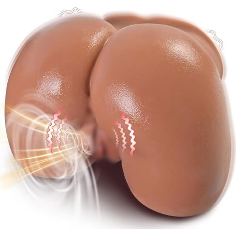 Sex Doll 12 Sucking & Vibrating Male Sex Toys For Men, 9.5Lb Automatic Male Masturbator Pocket Pussies Fake Ass Fleshy Stroker, Electric Penis Pump Mens Penis Vibrator Adult Dolls Sex Machine Sex Toys