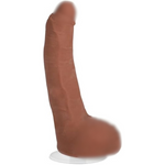 Doc Johnson Signature Series - Leo Vice - 7.5 Inch Realistic ULTRASKYN Dildo with Removable Vac-U-Lock Suction Cup - F-Machine & Harness Compatible - for Adults Only, Caramel