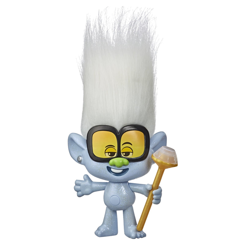 Dreamworks Trolls W Orld Tour Rappin' Tiny Diamond Doll, Includes Scepter