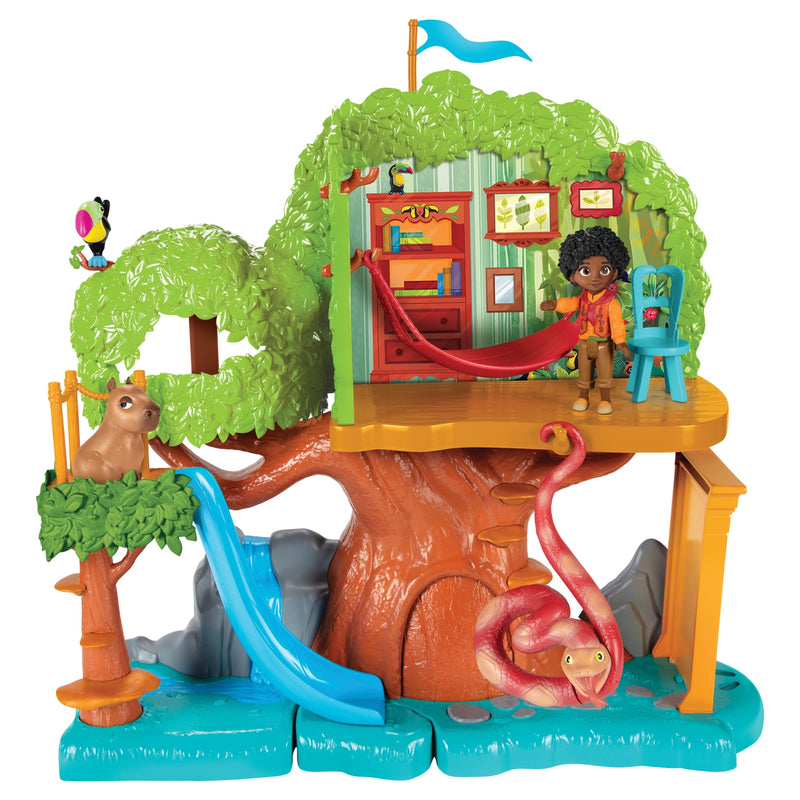 Disney'S Antonio'S Tree House 3 Inch Doll Playset With 6 Accessories