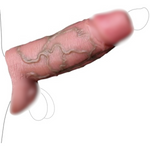 Realisticpenis Sleeve Extender,Cock Sheath Ultra-Soft Penis Enlarger For Couples Sex Toys For Men,Silicone Male Girth Enhancement,Open Head Reusable Dildo Pump,Delay Ejaculation