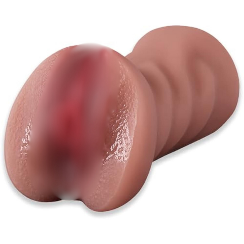 Male Masturbators Adult Sex Toys 3D Realistic Textured Pocket Pussy And Tight Anus Sex Stroker - The Perfect Male Masturbator And Sex Doll (Brown Skin)