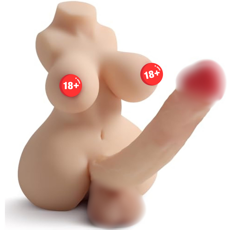 Male Sex Doll For Women With Realistic Dildo,Life Size Shemale Sex Doll Full Size Torso Adult Sex Doll Unisex Sex Toy For Women Threesome Couple Sex